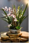 decorative artificial silk flower arrangements p003